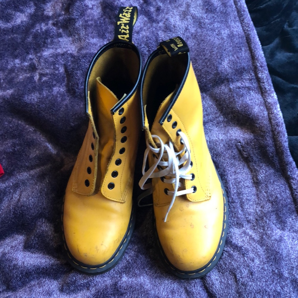 Yellow Dr. Martens